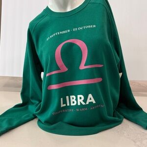 Anthropologie Green Libra Sweater